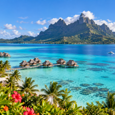 Bora Bora Turquoise Lagoons, Mount Otemanu & Island Luxury