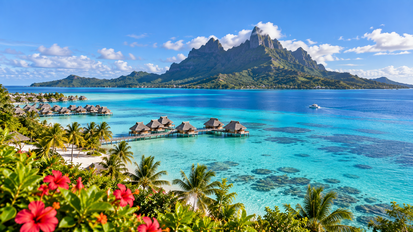 Bora Bora Turquoise Lagoons, Mount Otemanu & Island Luxury