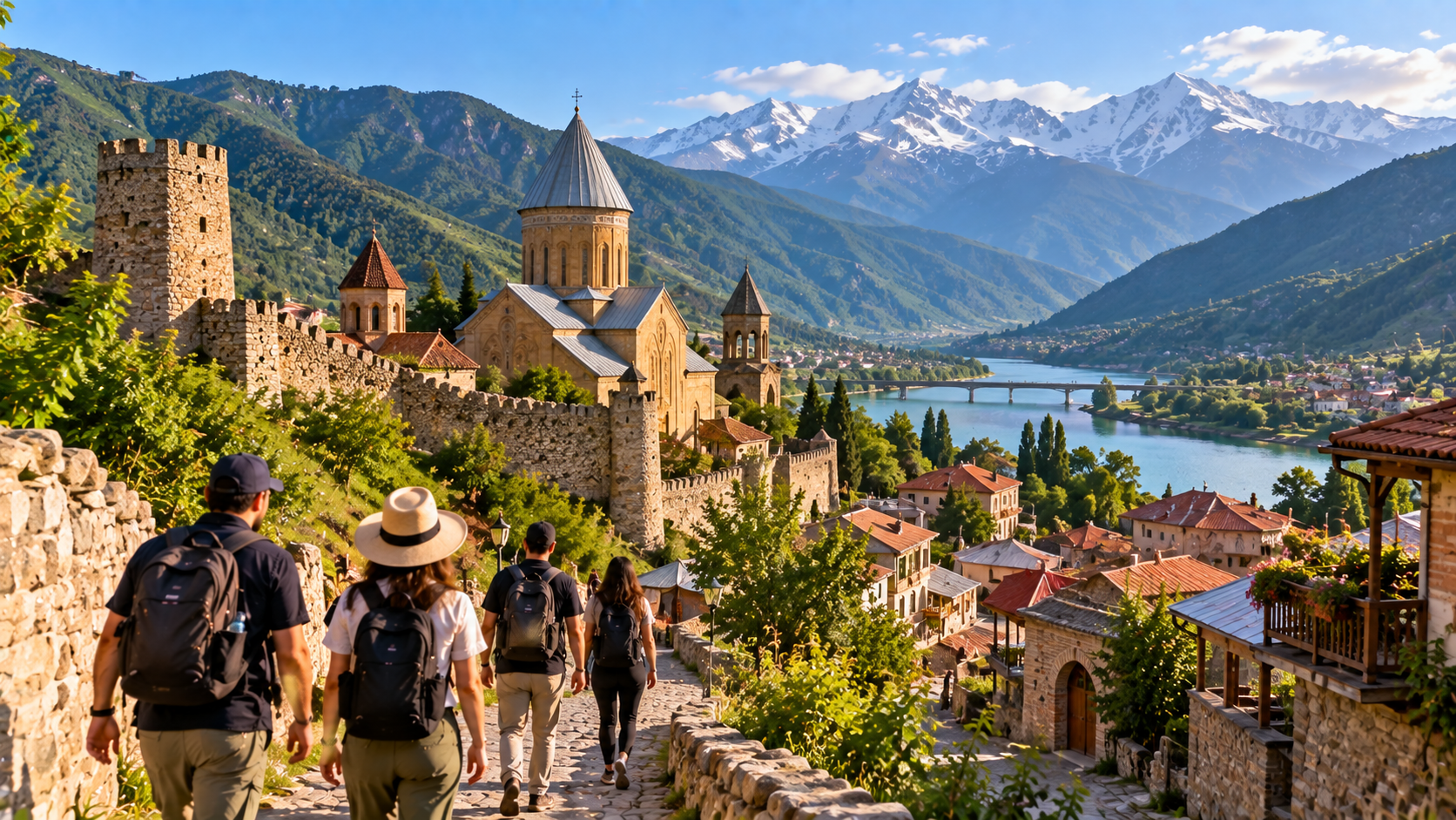 Georgia Caucasus Mountains, Ancient Cities & Wine Country