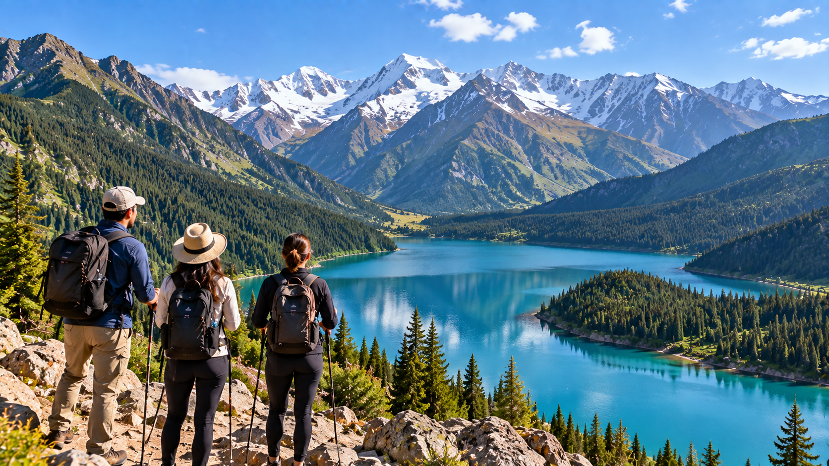 Kazakhstan Dramatic Canyons, Alpine Lakes & Vast Steppes