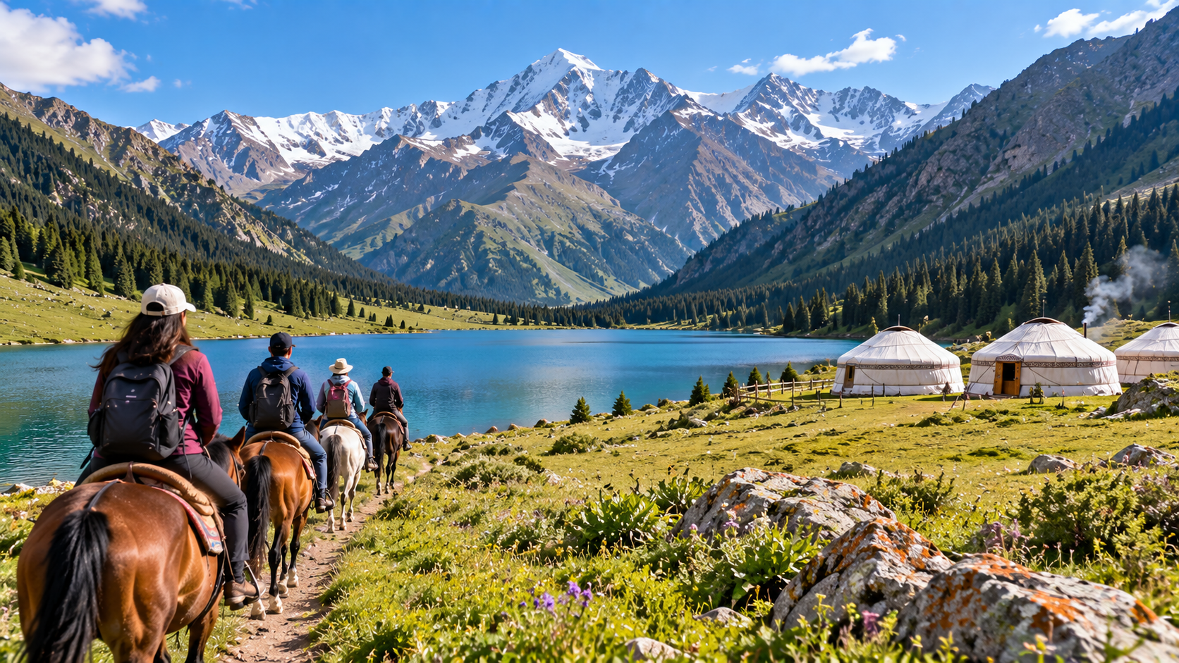 Kyrgyzstan Alpine Lakes, Mountain Trails & Nomadic Life