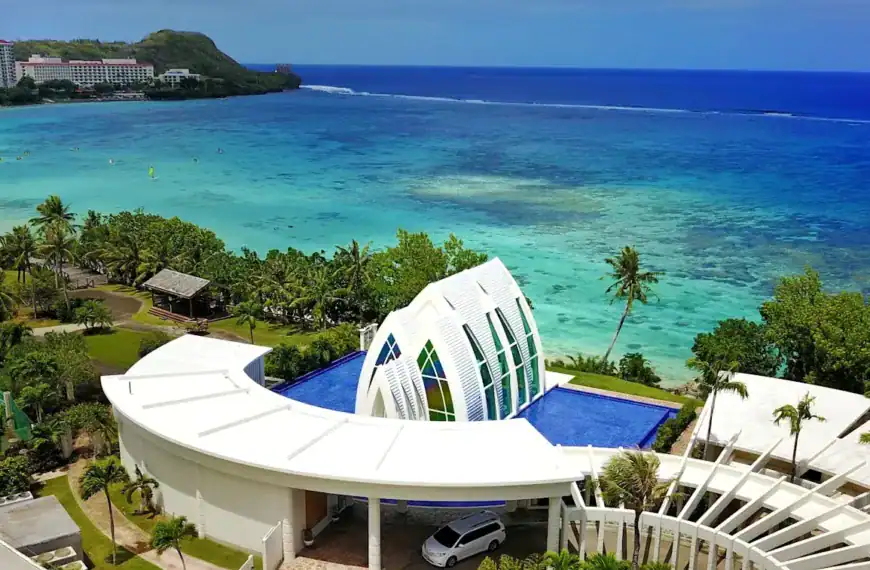 Guam Travel Guide body of water and building