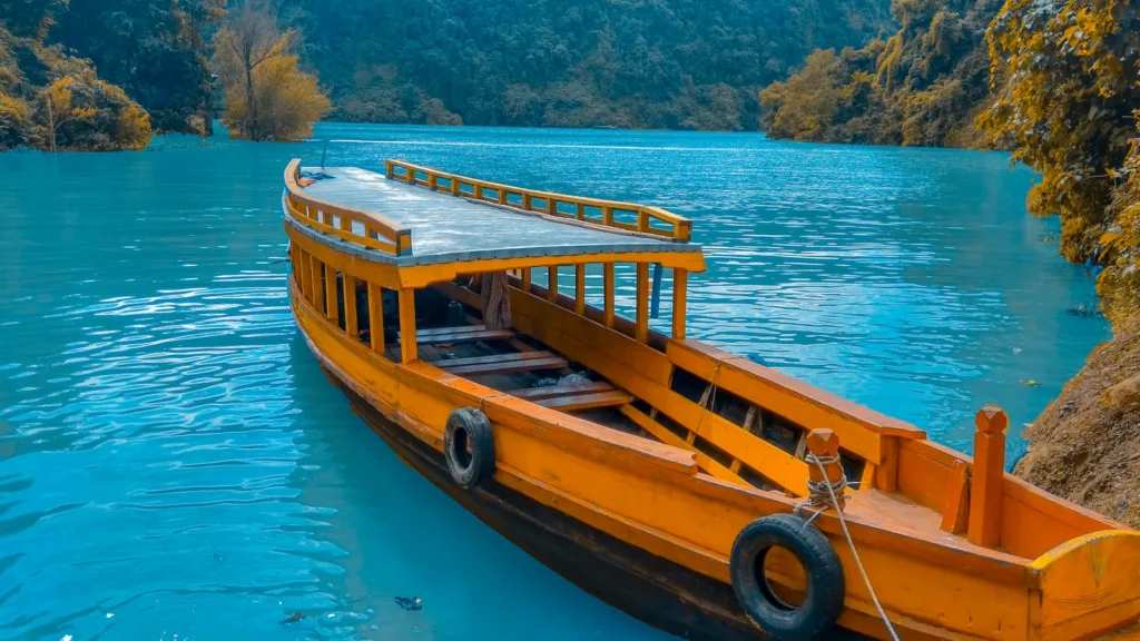 Bangladesh Tours brown wooden river boat