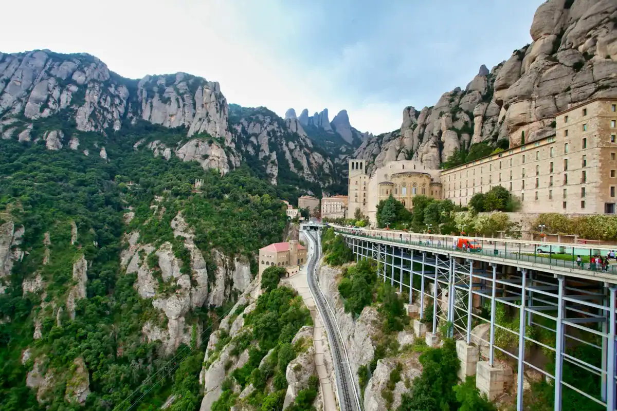 Montserrat Spain Tours empty road