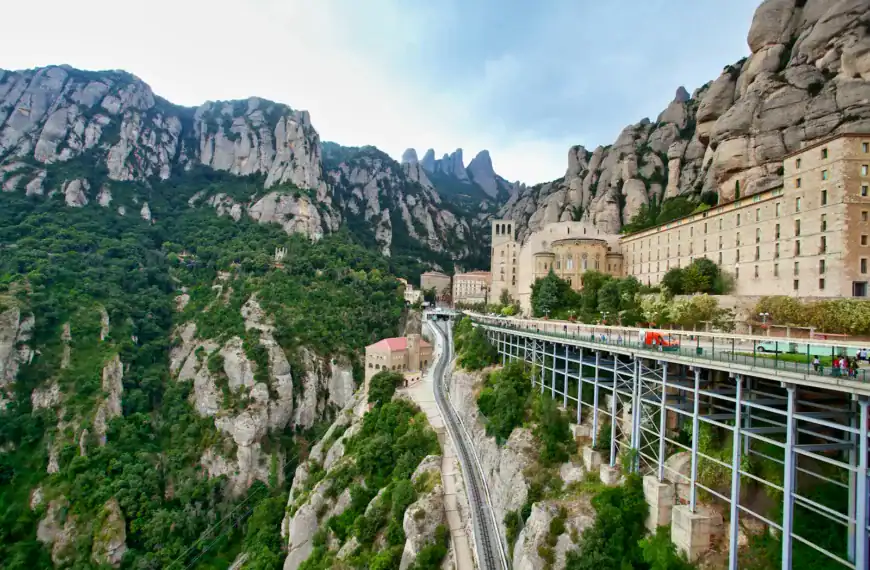 Montserrat Spain Tours empty road