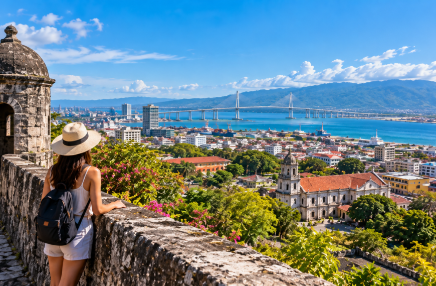 Cebu travel guide Fort Overlooking City and Harbor