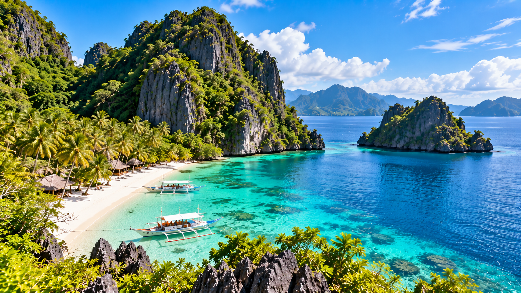 Palawan Hidden Lagoons, Limestone Cliffs & Island Adventures