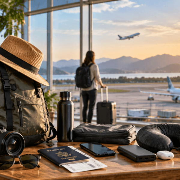 Travel Essential hub Golden Hour Airport Travel Essentials