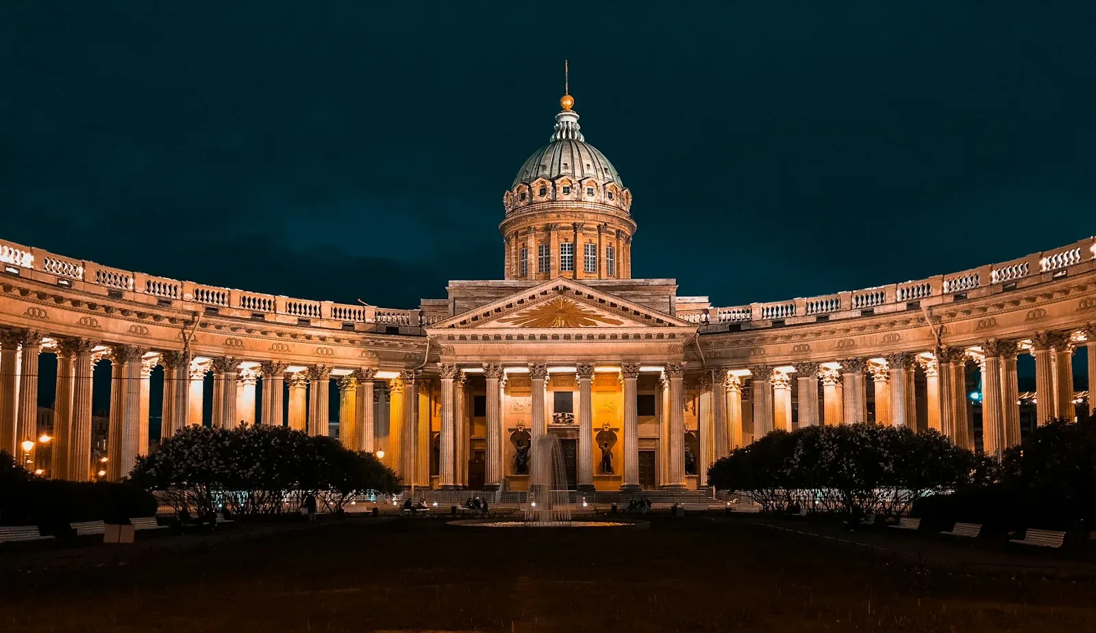 russia travel guide white concrete structure during nighttime