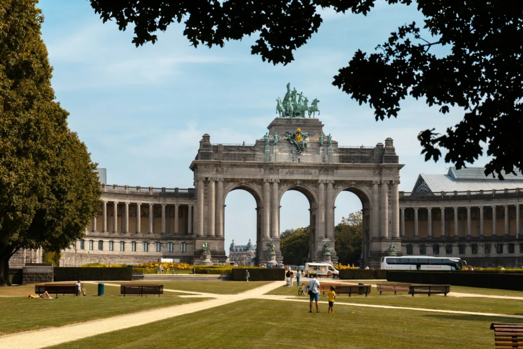 Brussels Travel Guide people at the park near gate during day