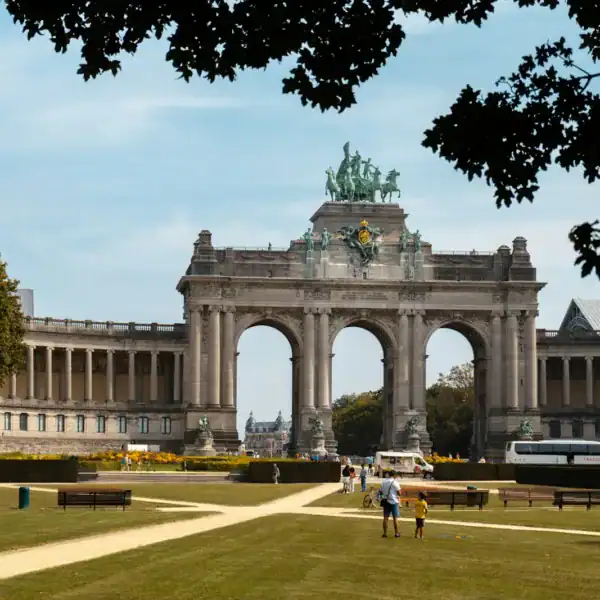 Brussels Travel Guide people at the park near gate during day