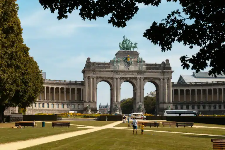 Brussels Travel Guide people at the park near gate during day