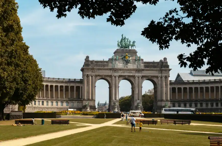 Brussels Travel Guide people at the park near gate during day
