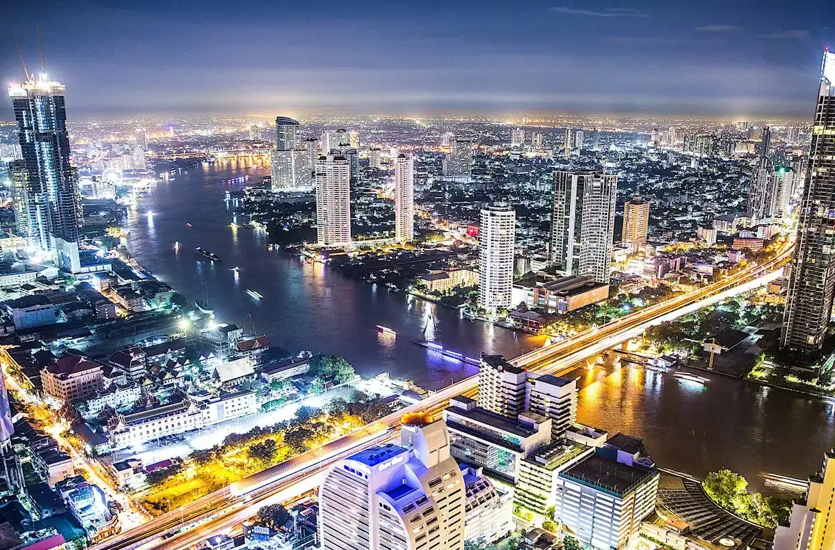 Bangkok Travel Guide aerial photography of cityscape during night time
