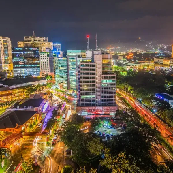 Cebu Travel Guide long-exposure photo of urban city with lights