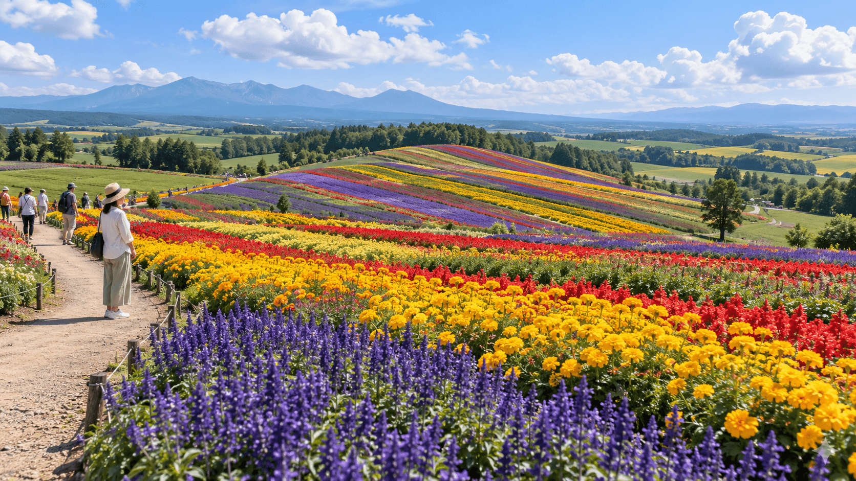 Hokkaido Flower Fields, Wild Landscapes & Hot Spring Escapes