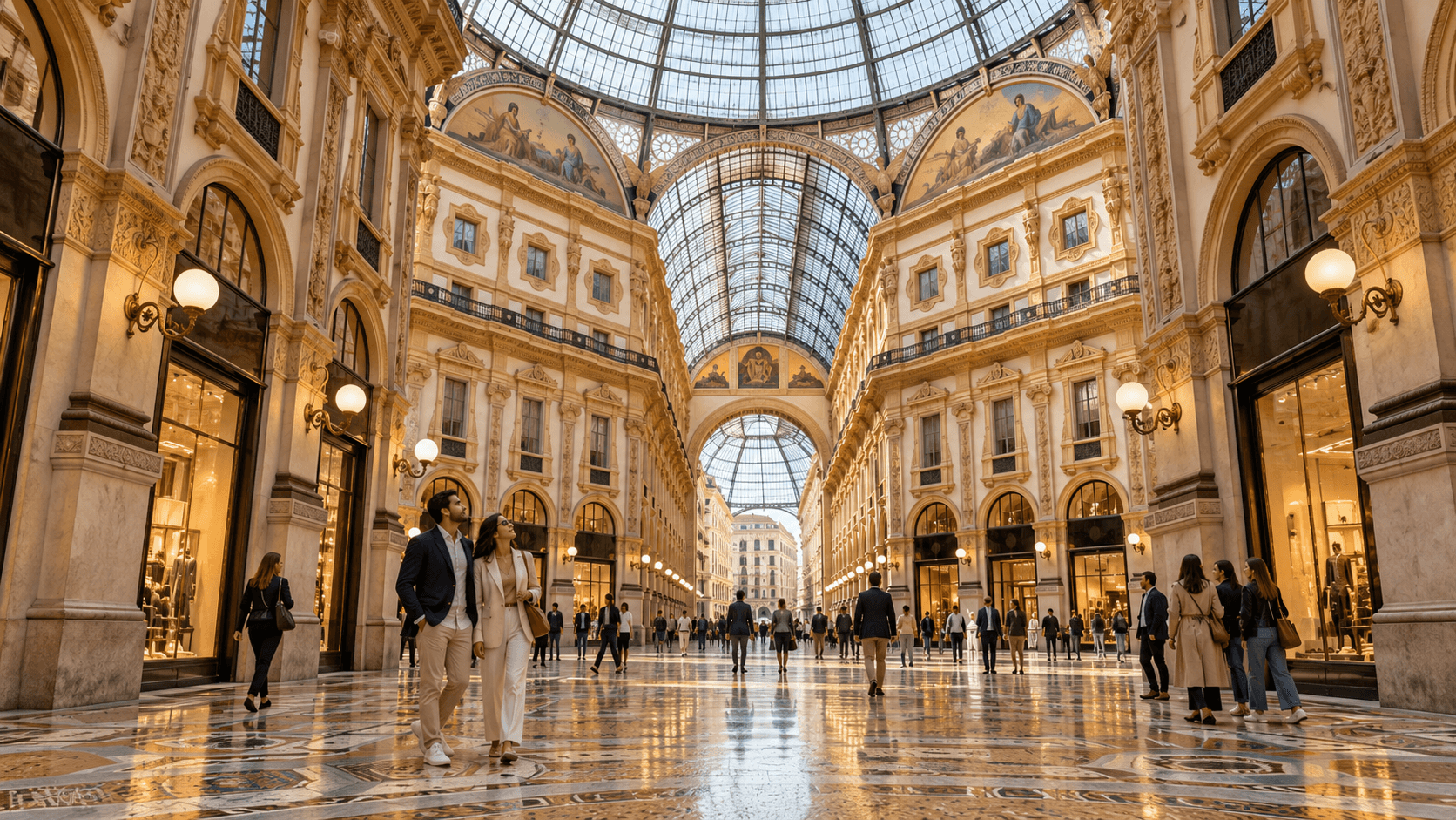 Milan Grand Galleries, Brera Streets & Aperitivo Culture